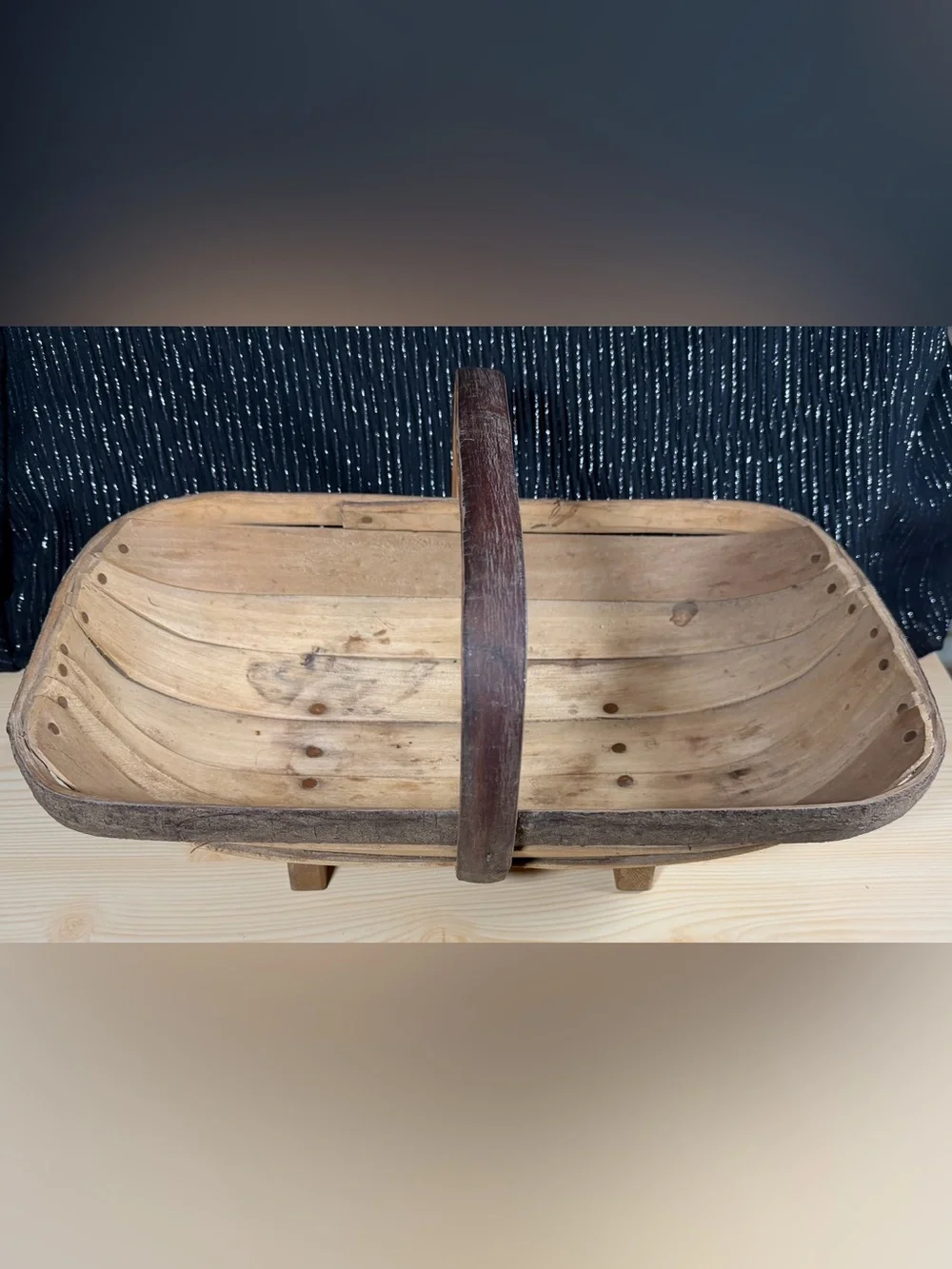 Thomas Smith Handmade Royal Sussex Garden Trug Herstmonceux England Basket